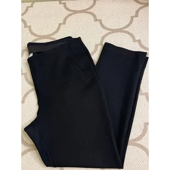 Chico’s Black SO Slimming 360 Juliet Full Length Ponte Knit Slim Pants, Size 16 - Picture 2 of 15